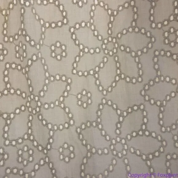 NEW‎ Madewell Off White Eyelet Ruffle-Sleeve Mini Dress, L - Picture 3 of 16